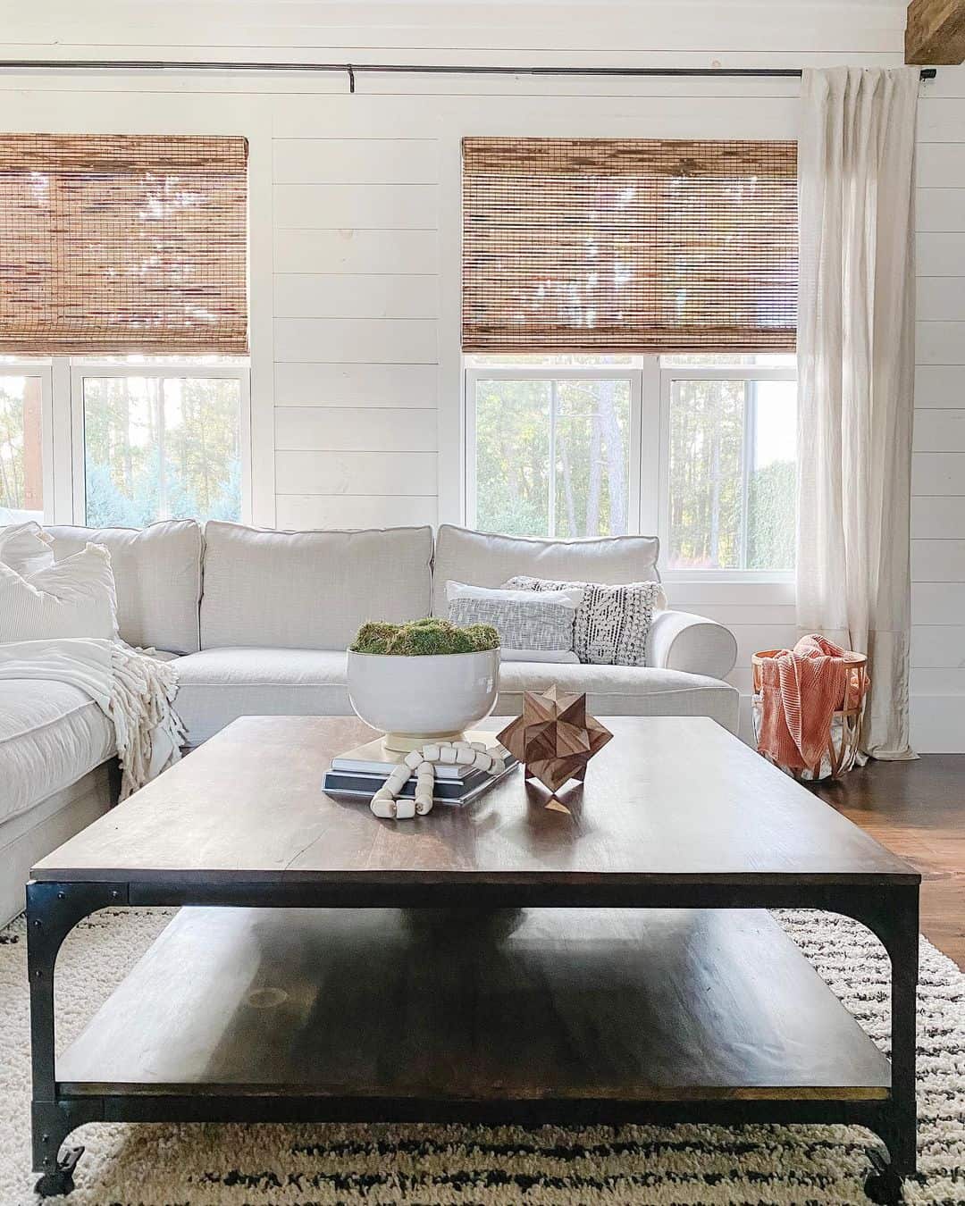 Giant square shop coffee table