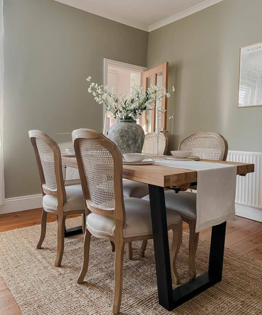 Cozy Neutral Dining Room