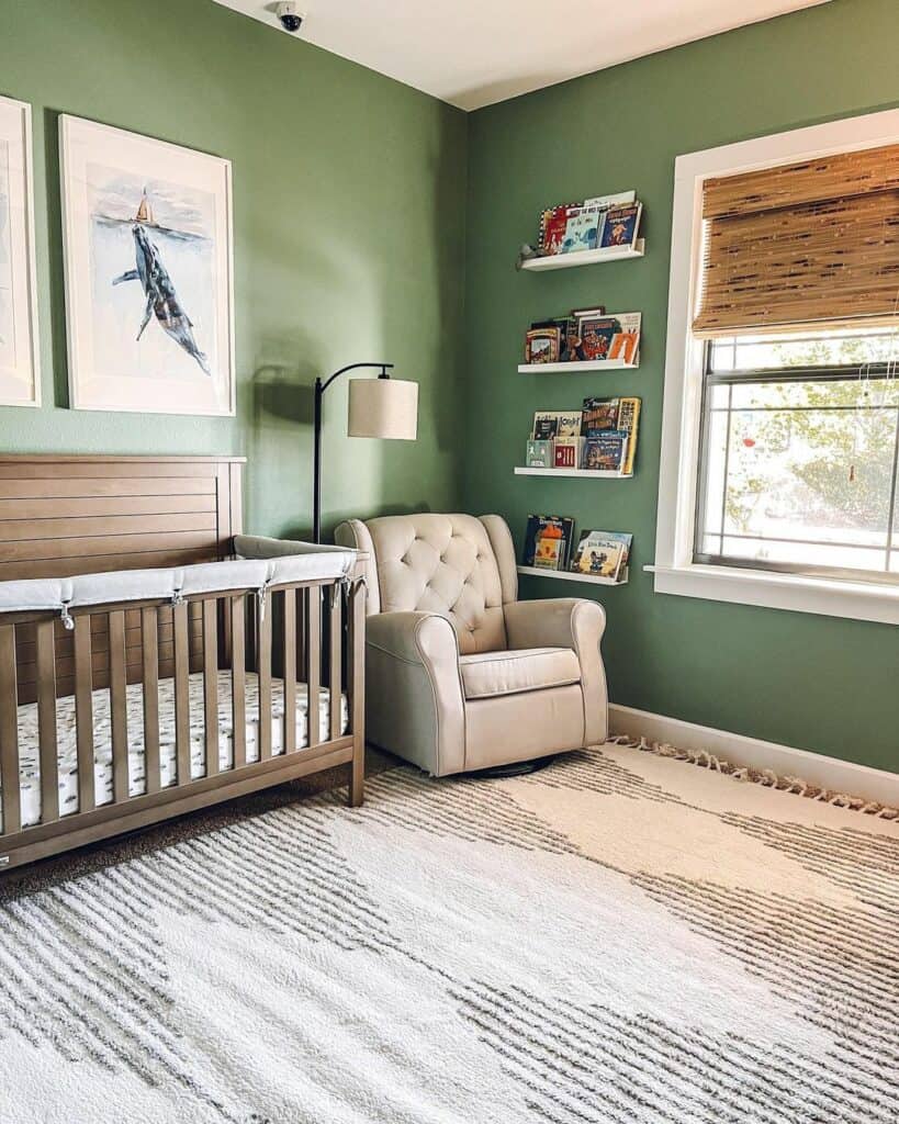 Dark Green Nursery Wall Décor