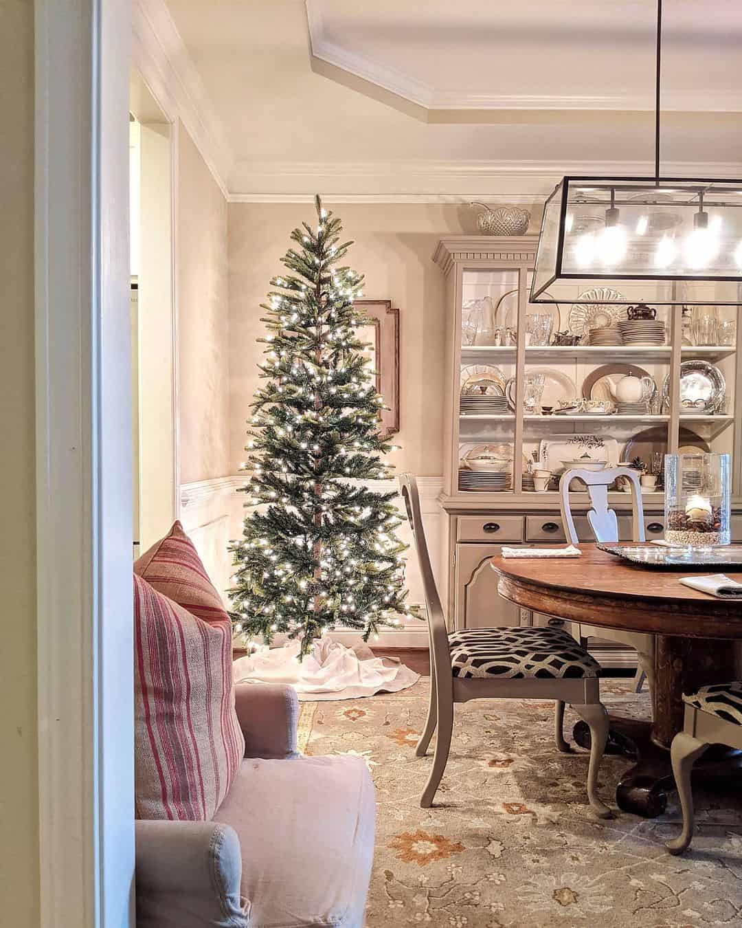 Dining Room Hutch Filled With Tableware - Soul & Lane