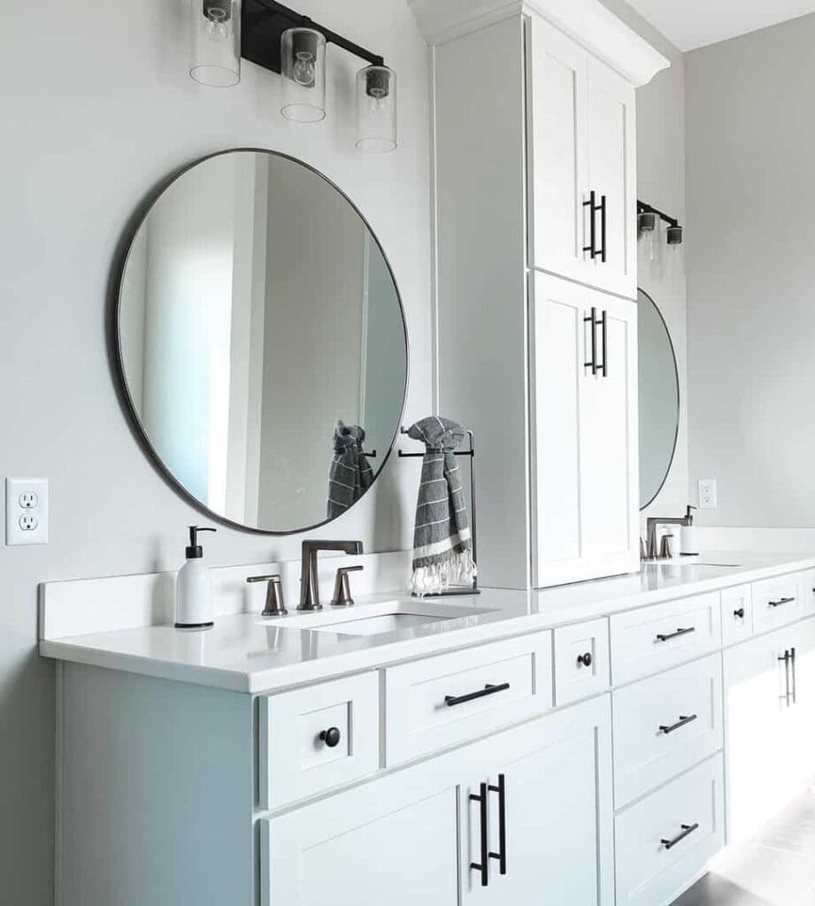 Double Vanity with Ample Storage Space