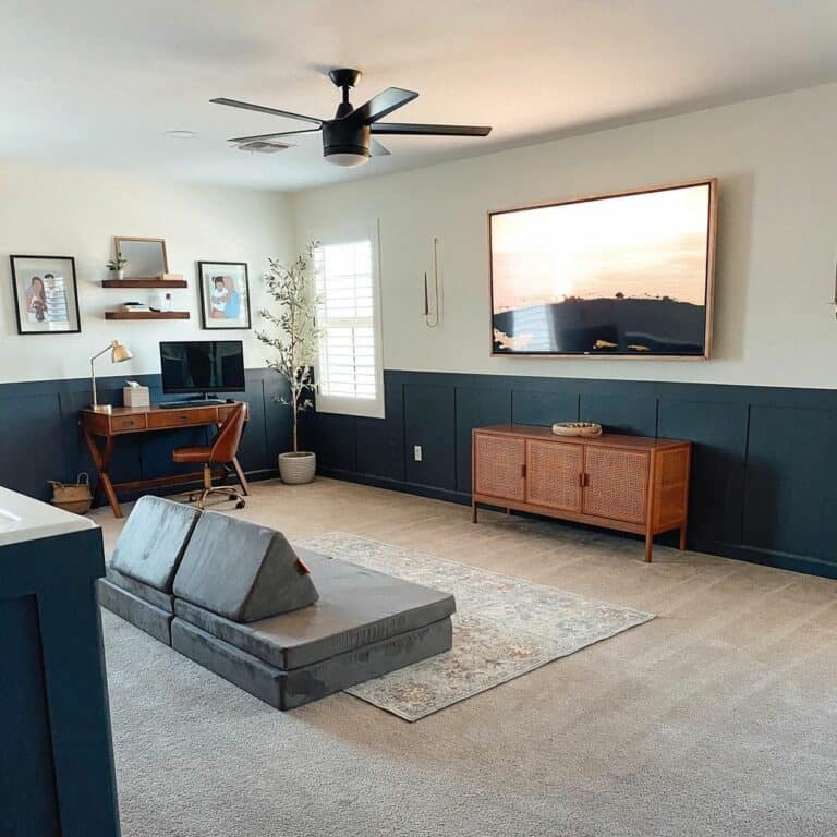 Elegant Office and Entertainment Space