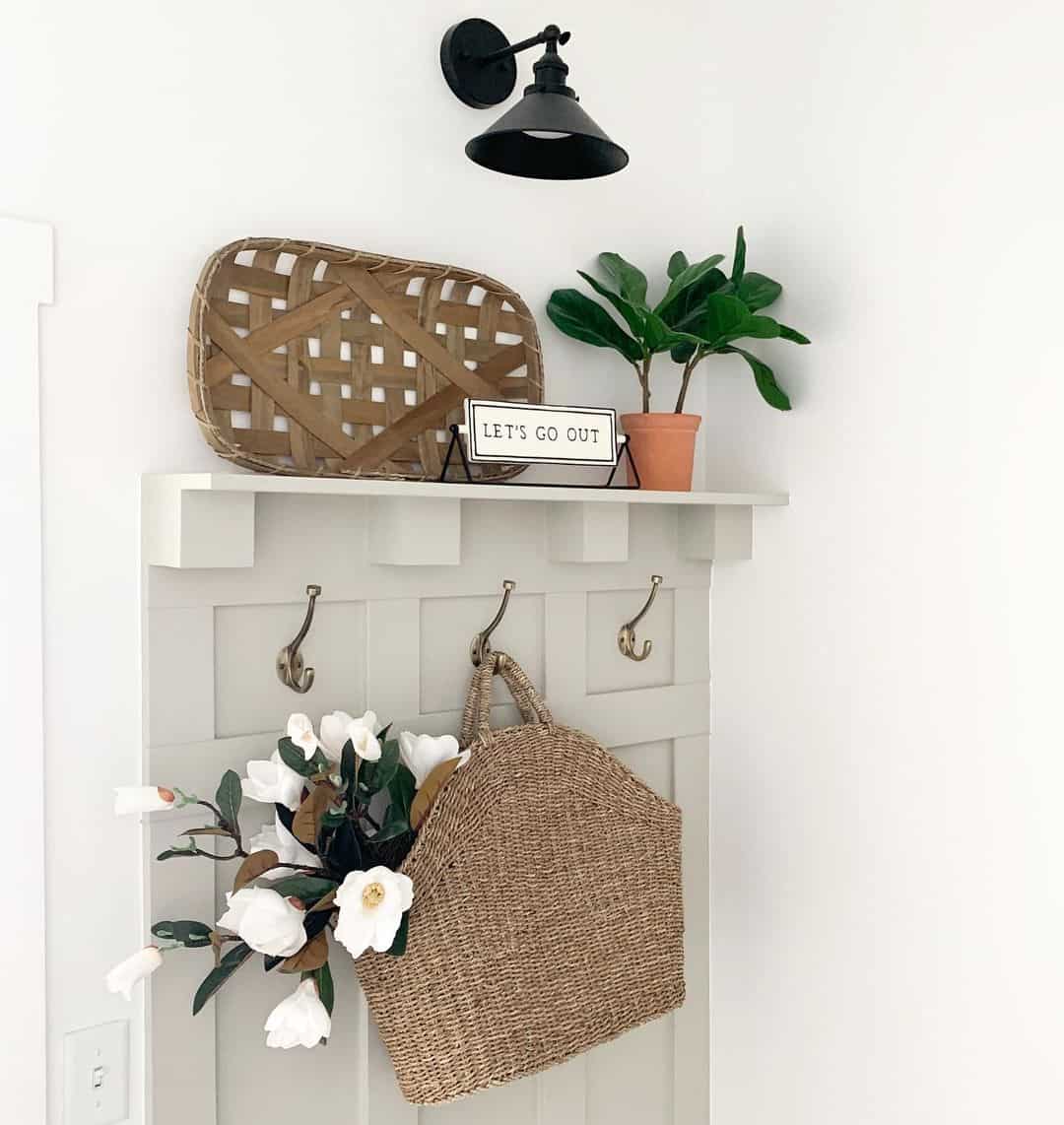 Farmhouse Corner Shelf with Rustic Décor Soul & Lane