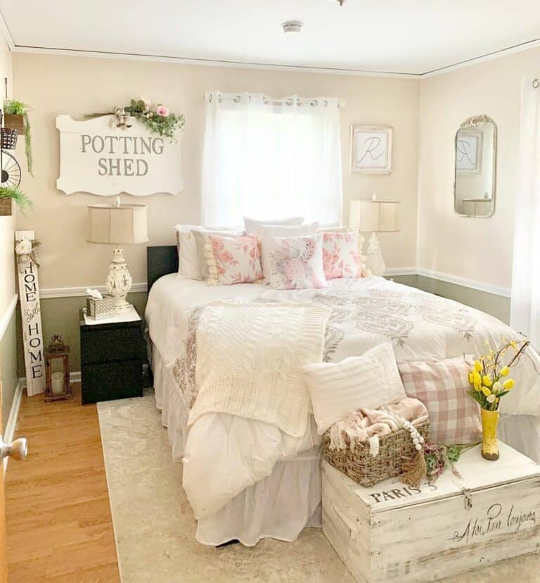 Feminine Guest Bedroom Idea