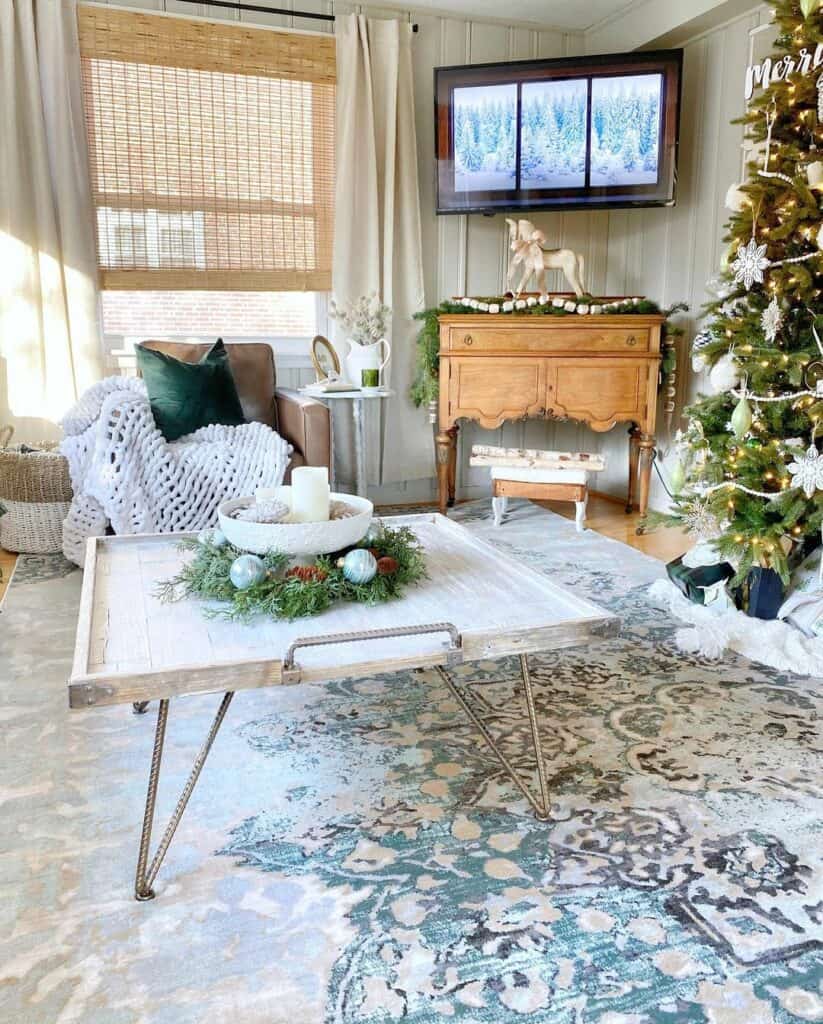 Festive Christmas Living Room