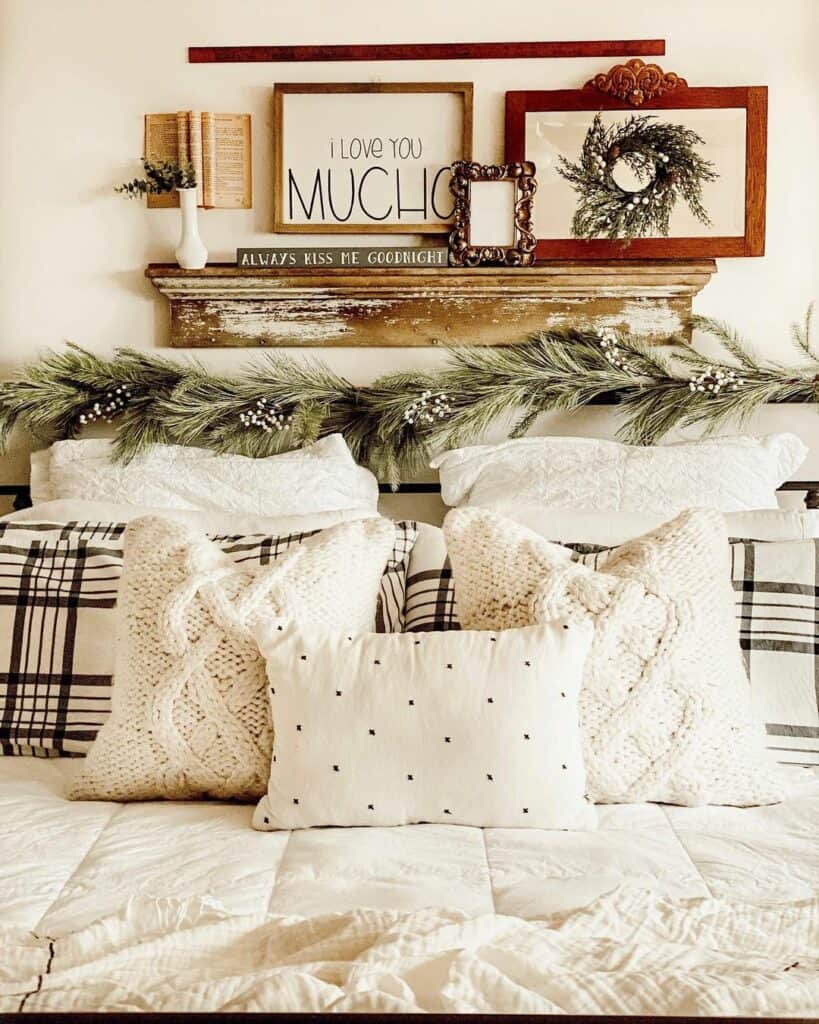 Festive Holiday Bedroom Idea