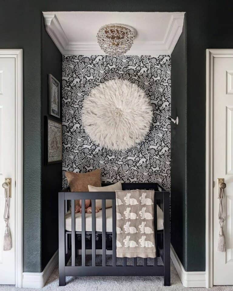Flush-Mount Lighting Above Crib
