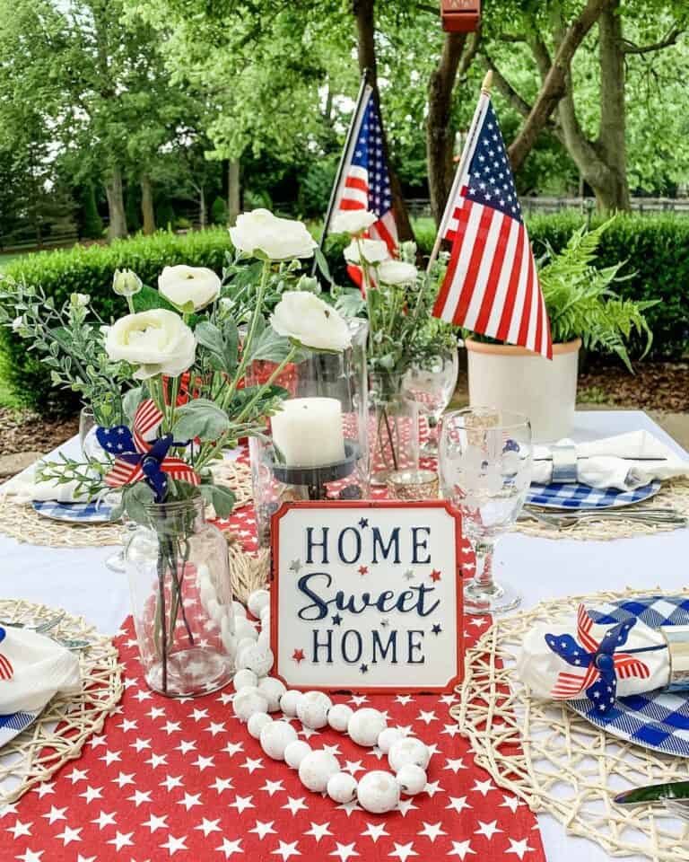 Fourth of July Table Décor