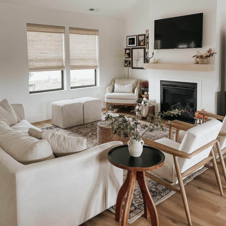 Gallery Wall in Small Living Room