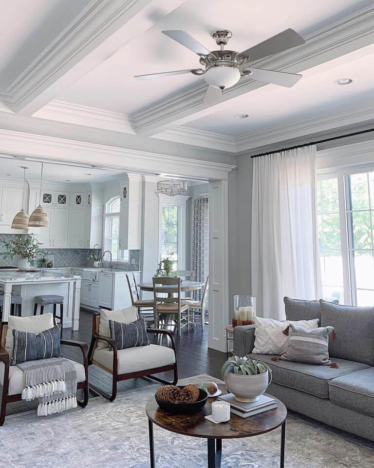 Blue And Gray Living Room Combinations