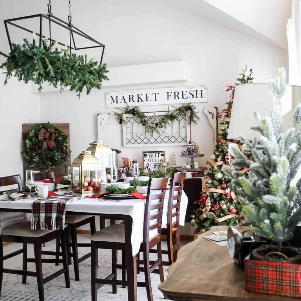 Lantern Centerpieces on Dining Table Soul & Lane