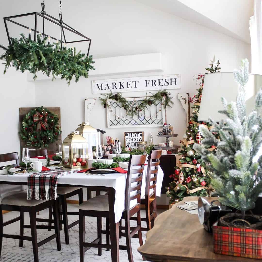 Lantern Centerpieces on Dining Table - Soul & Lane