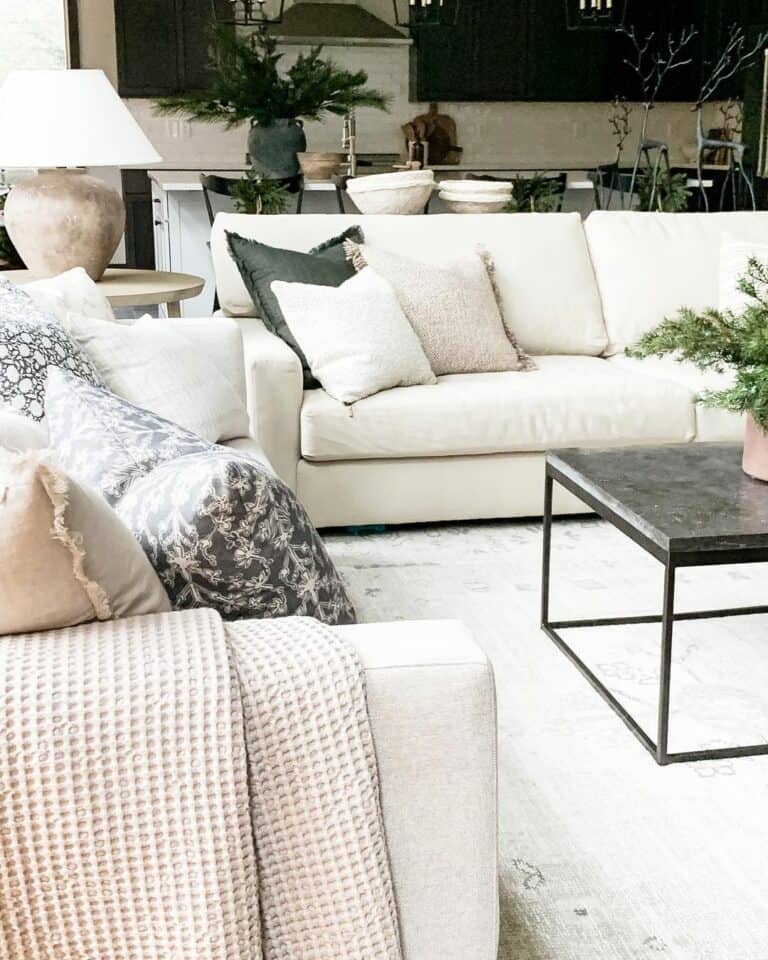 Large Beige Couches for Modern Living Room