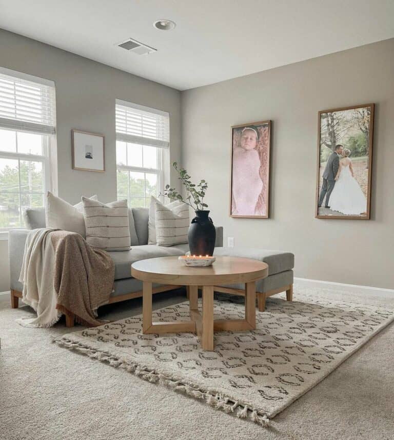 Large Mounted Family Photo Wall Décor