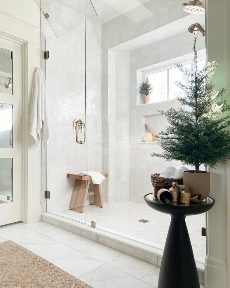 Light-filled Luxury Shower