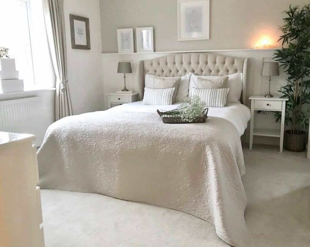 Luxurious Light Taupe Bedroom