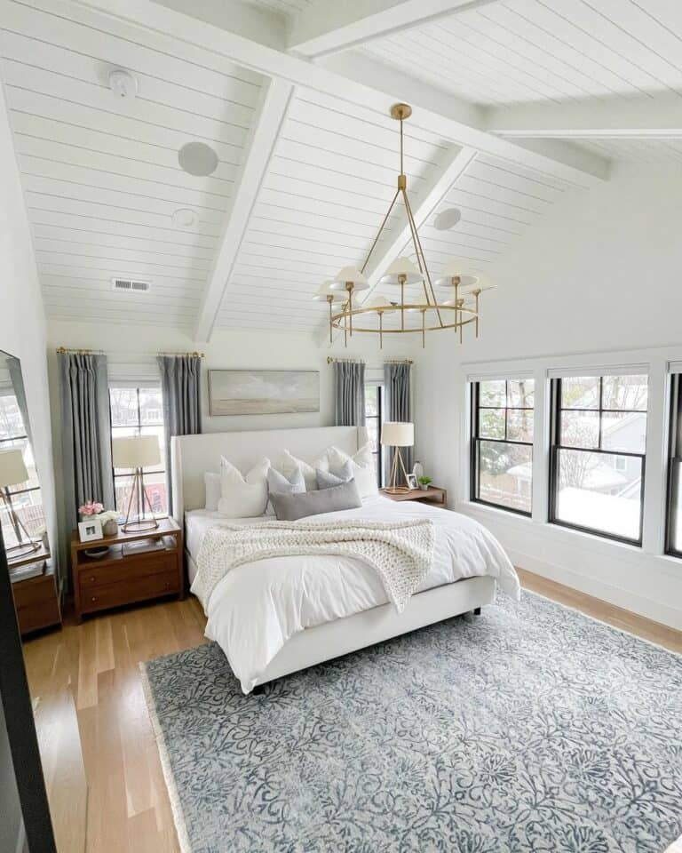 Master Bedroom Ceiling Design With Chandelier