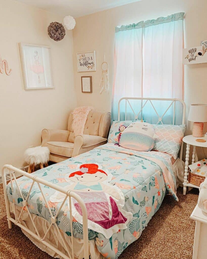 Mermaid-Inspired Girl Toddler Bedroom Ideas