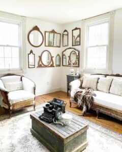 Mirror Corner Decoration Ideas for Living Room