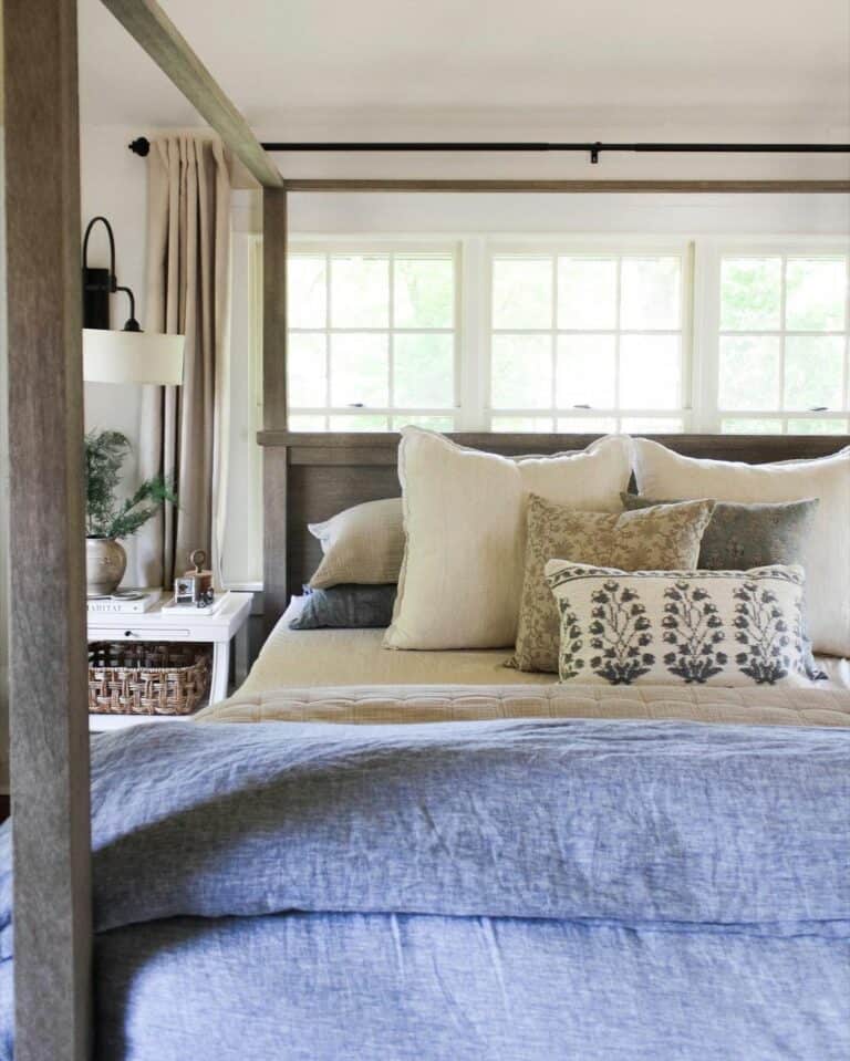 Modern Bed in Front of Window Ideas
