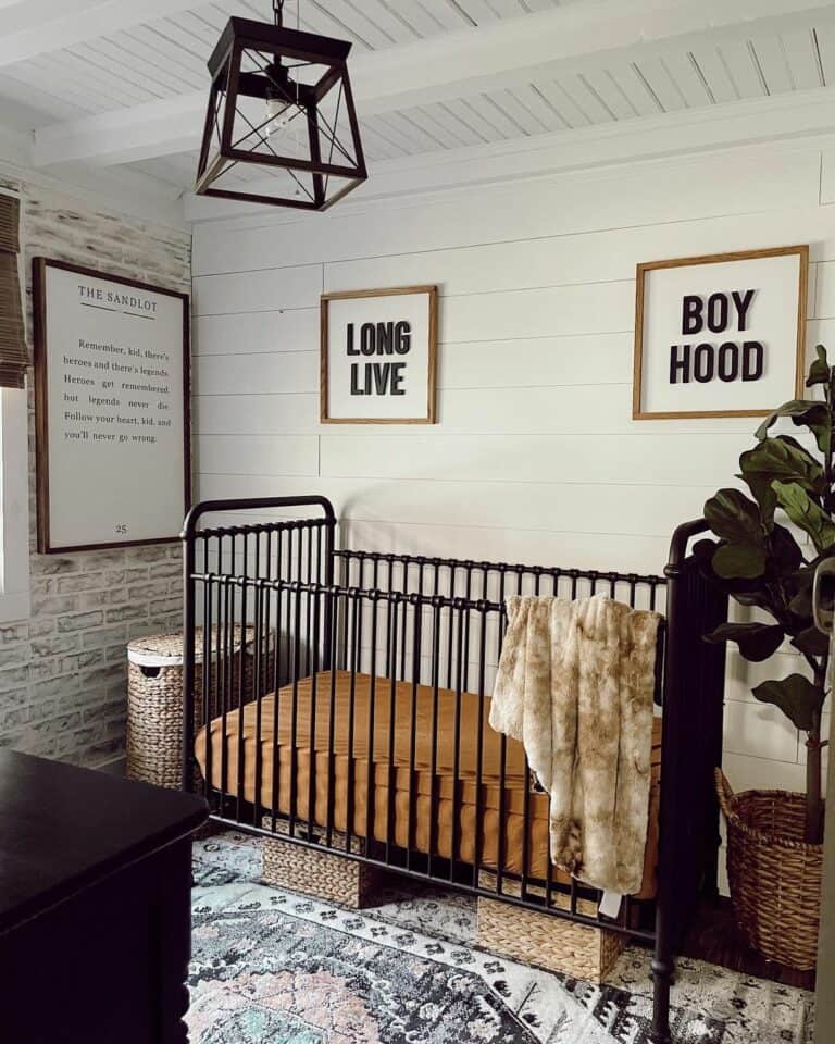 Modern Farmhouse Style Nursery