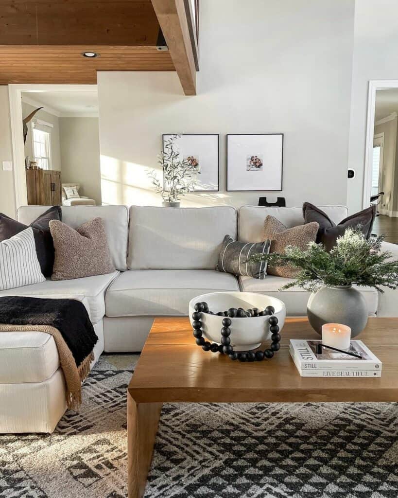 Modern Greige Living Room Décor Soul & Lane