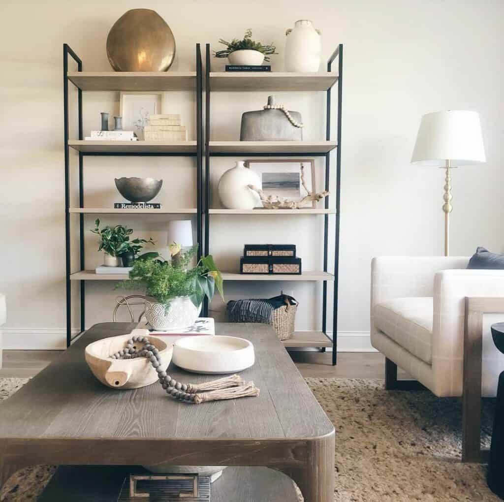 Modern Minimalist Bookshelf Décor Ideas