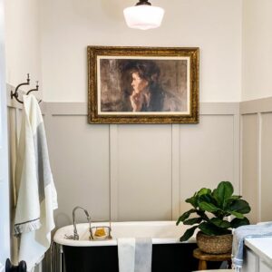 Modern Minimalist Neutral Bathroom Art Ideas