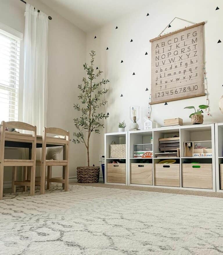 Modern Minimalist Toy Room Design