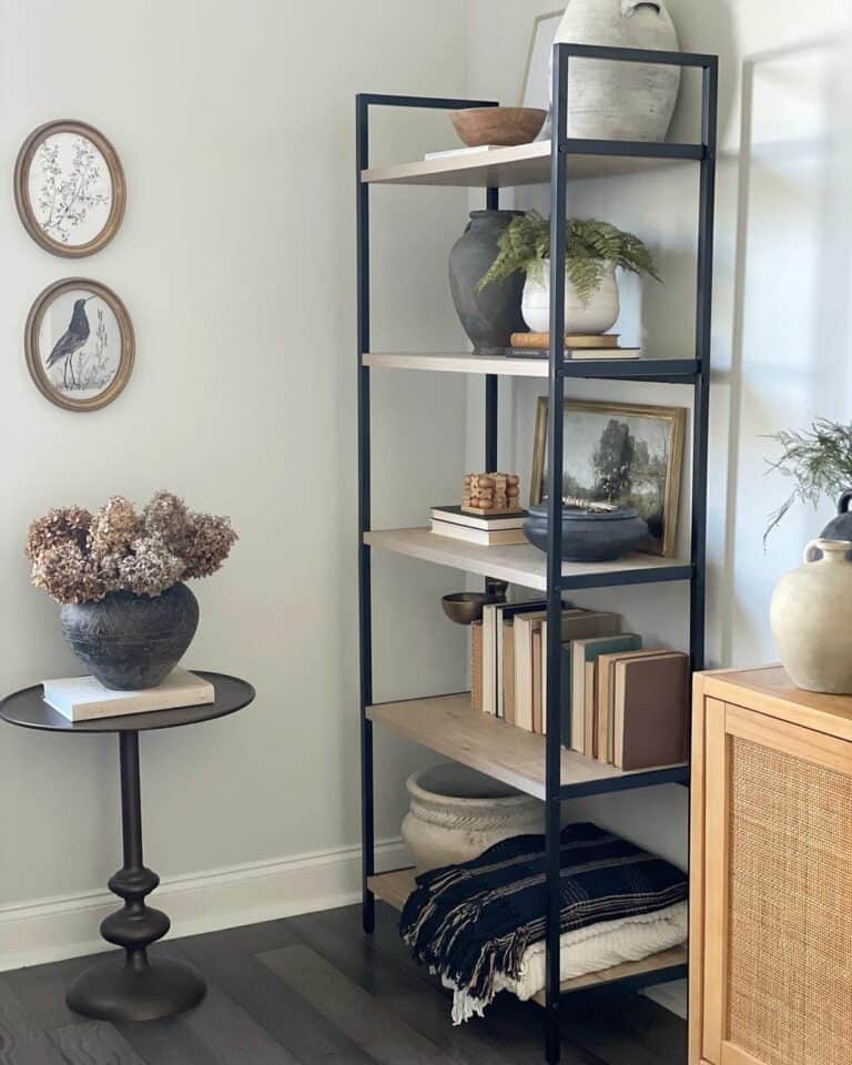 Modern Shelving Unit With Contemporary Décor Soul & Lane
