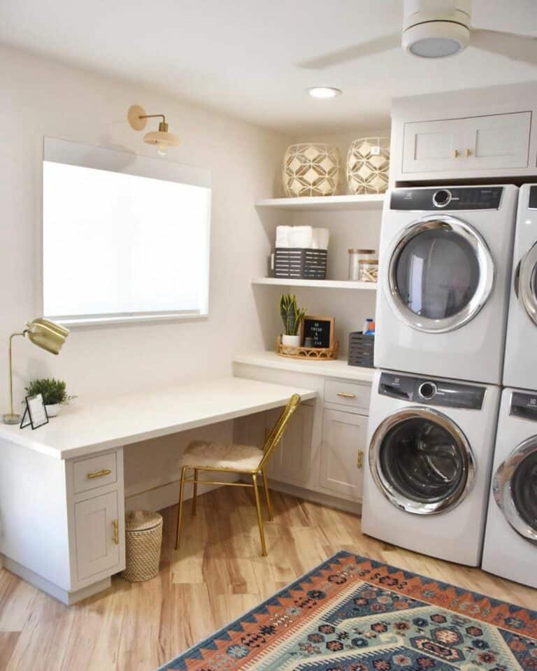 Modern and Fun Laundry Room