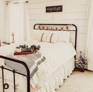 Neutral Bedroom Carpet Ideas for Farmhouse Design