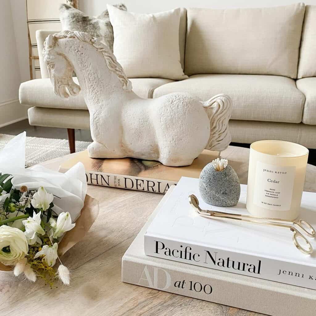 Neutral Coffee Table Books Décor Soul & Lane
