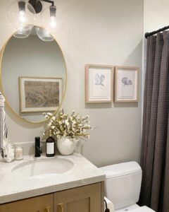 Neutral Décor Ideas for a Guest Bathroom