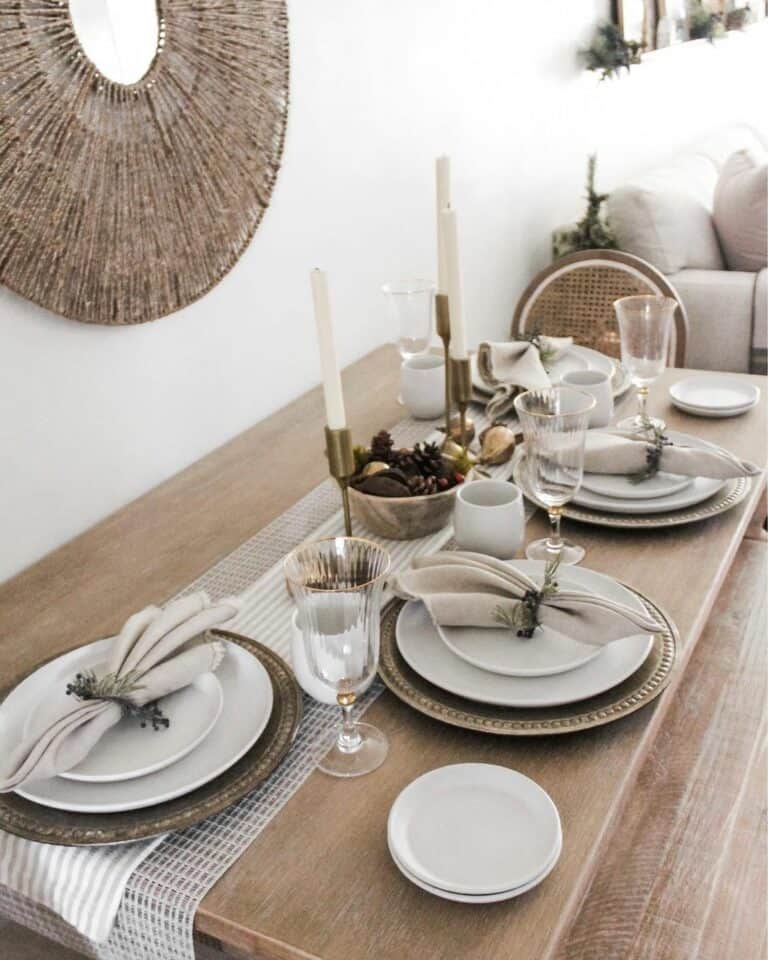 Neutral Everyday Table Setting
