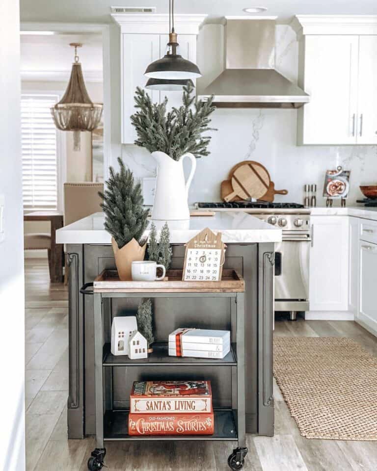 20 Charming Farmhouse Bar Cart Ideas for Added Glam