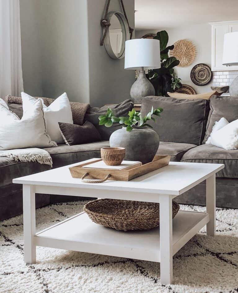 Neutral Living Room with Natural Décor