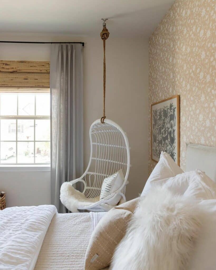 Neutral Modern Bedroom Wallpaper Designs