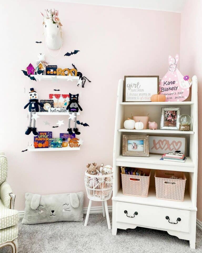 Pink and White Toddler Room Ideas