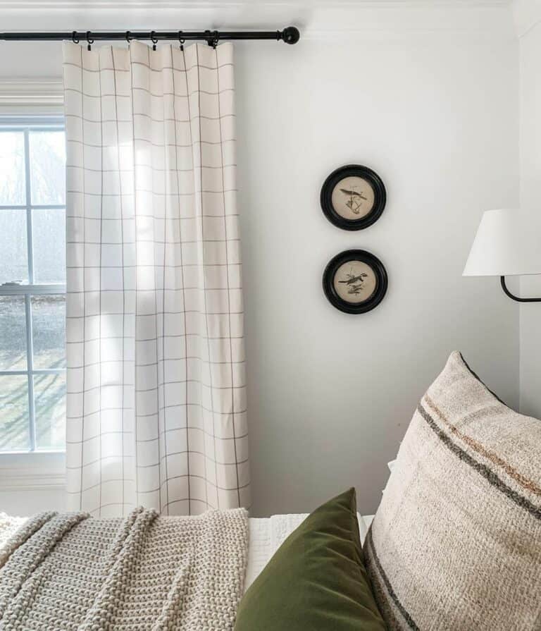 Plaid Curtain Ideas for a Bedroom