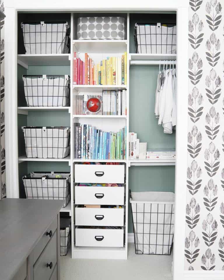 Playroom Organization Ideas With Wire Baskets