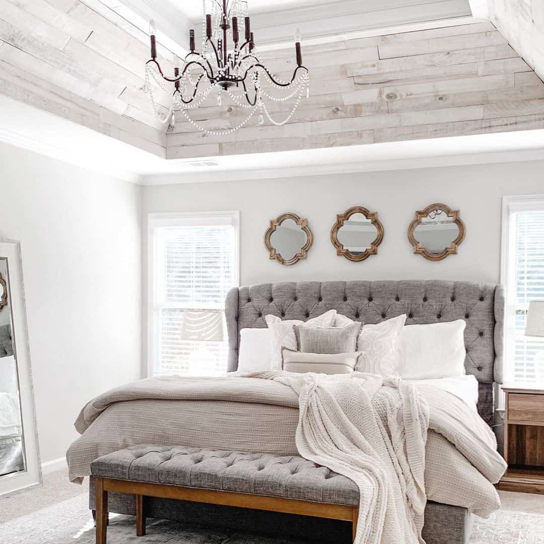 Plush Grey Farmhouse Bedroom Soul & Lane