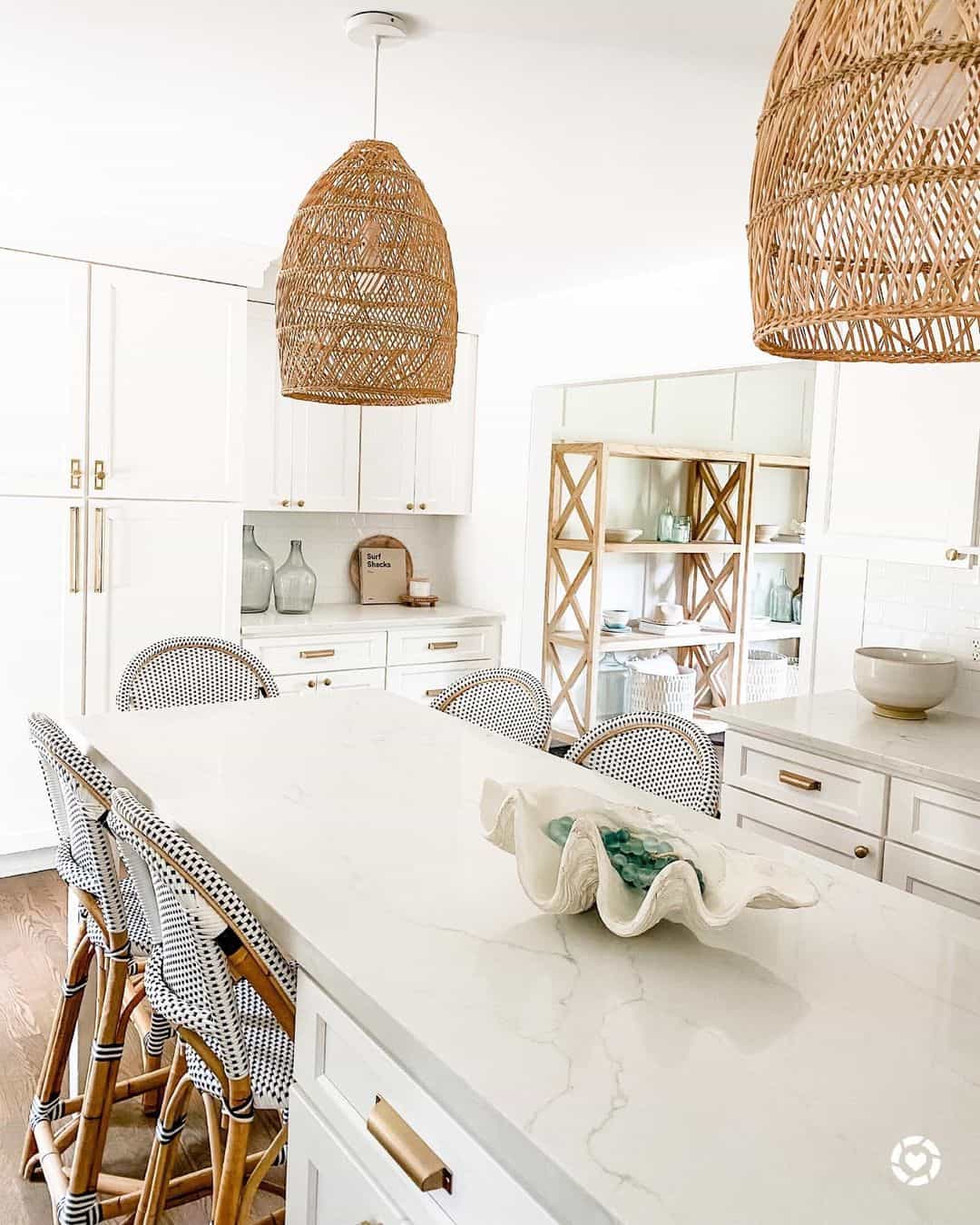 Counter Height Chairs Rattan
