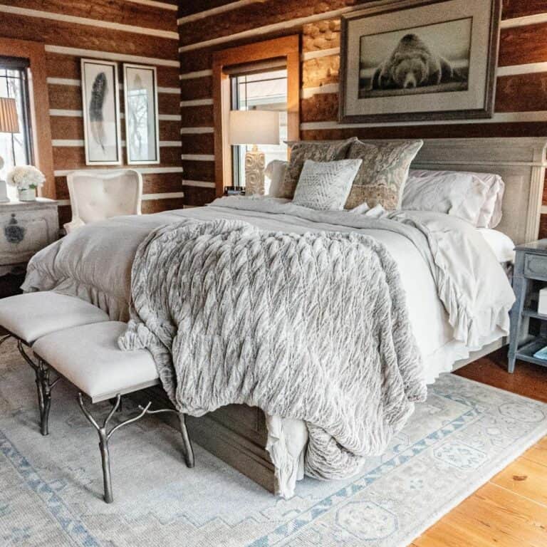 Rustic Bedroom With Cozy Vibe