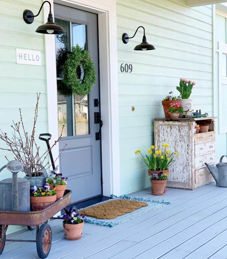 Rustic Front Porch Lighting Ideas