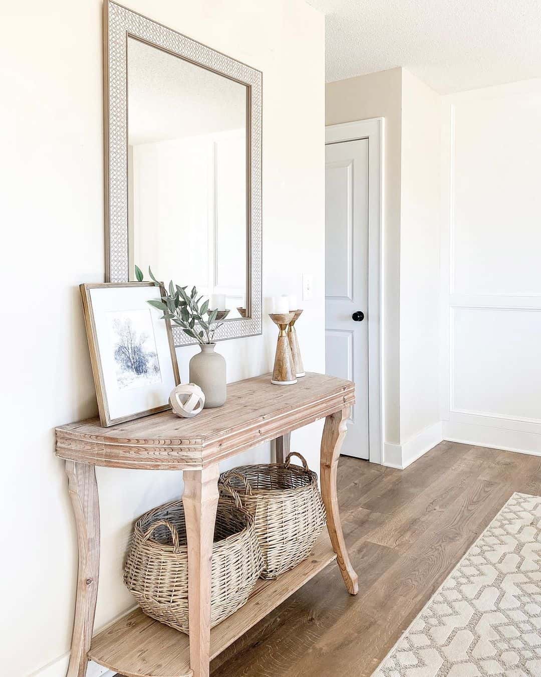 Rustic wood console table soul lane
