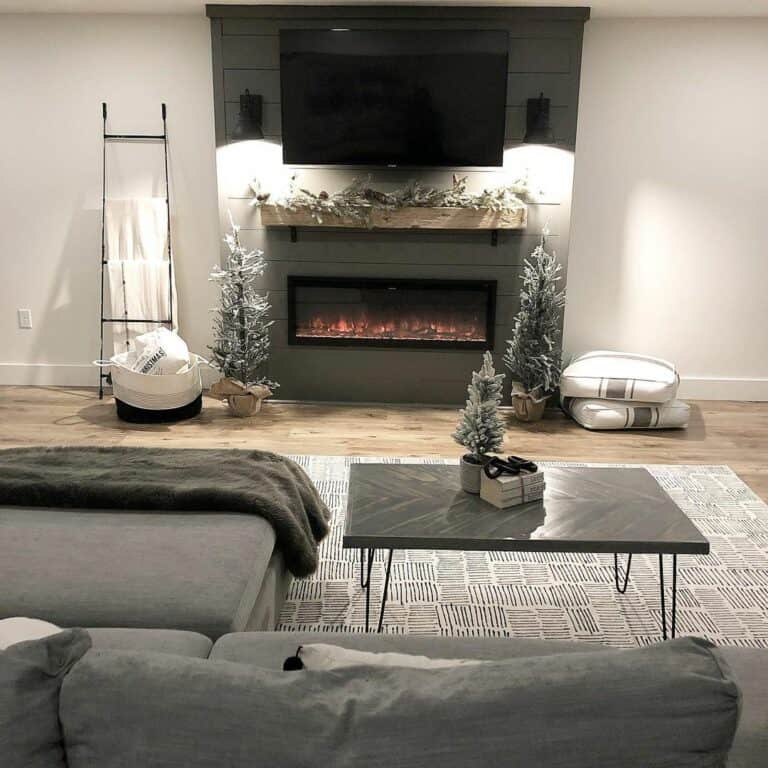 Sleek and Modern Basement Renovation