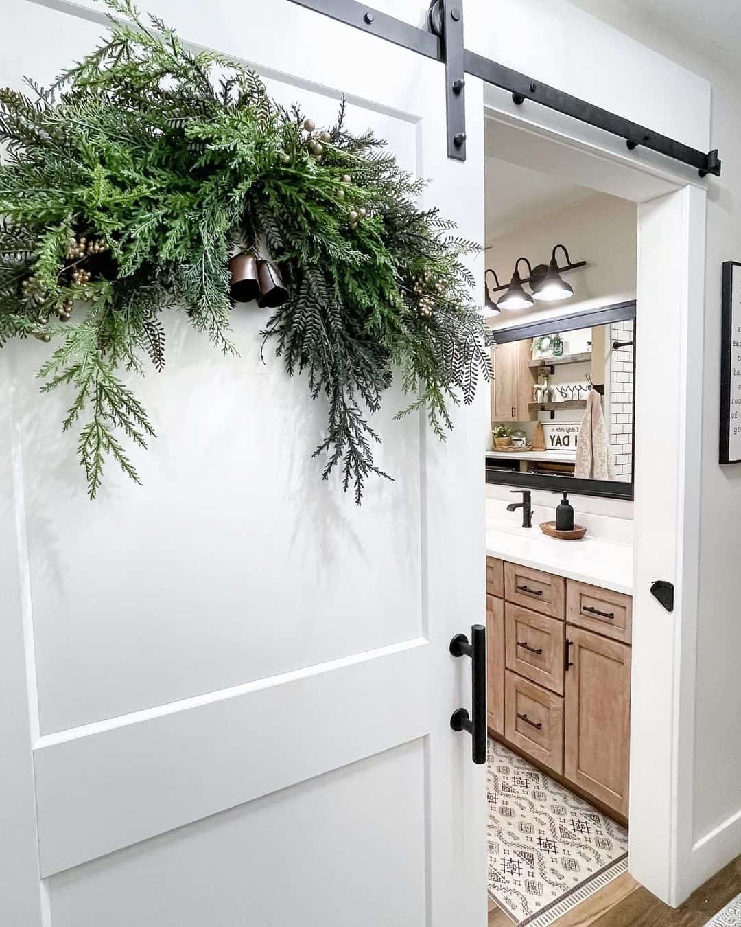Sliding Barn Door as Bathroom Entrance - Soul & Lane