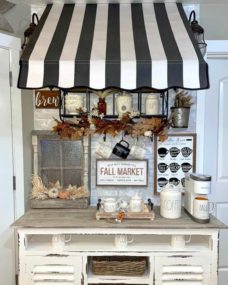 Small Coffee Bar Ideas for a Country Home