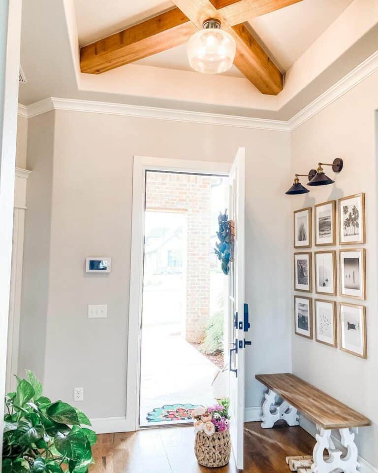Small Entryway Light Fixtures With Rustic Charm